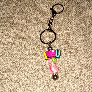 Beaded keychain